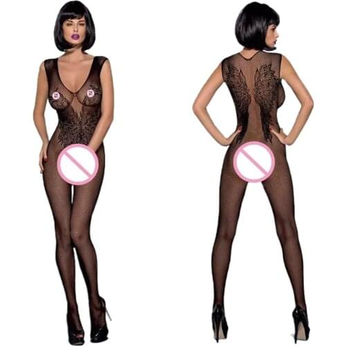 Sexy Bodystocking Bodysuits Erotic Lingerie Exotic Costumes Body Suit Underwear Women For Sex Crotchless Lenceria Sensual Mujer