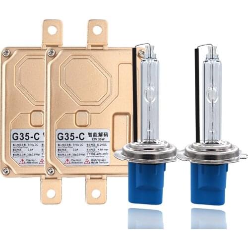 SKYJOYCE 35W Car Headlight Xenon H7 Canbus HID Kit 5500K Fast Bright H1 H3 H7 H11 9005 9006 HID Bulb 35W Canbus HID Ballast Kit