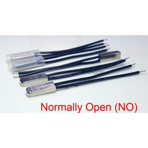 2pcs KSD9700 250V 5A Normally Open NO Thermostat Temperature Thermal Control Switch DegC 20 25 30 35 40 45 50 55 60 65 70 75 80