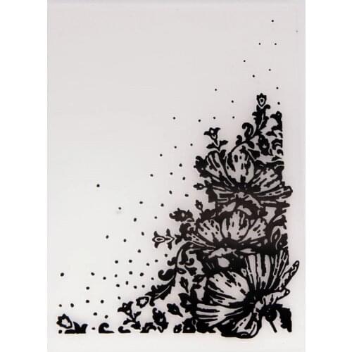 EMBOSSER Plastic Embossing Folder For Scrapbook Stencils FLOWER LACES DIY PAPER Album Cards Making DECORATION Scrapbooking NEW