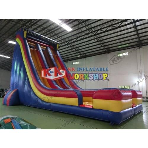 Hanger Cliff Inflatable double slide 30ft tallest giant inflatable dry slide for adult