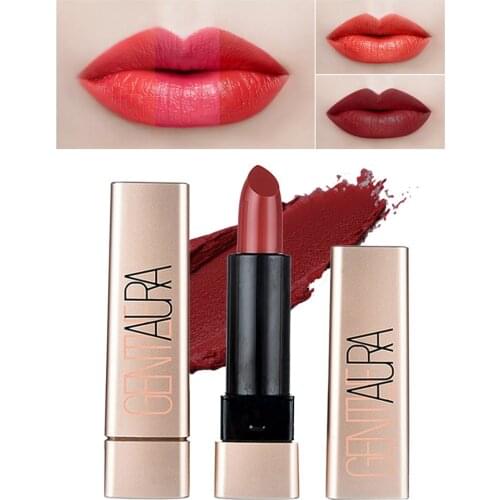 YANQINA Waterproof Nude Lipstick Make Up Moisturizing Long Lasting 6 Colors Sexy Red Matte Velvet Lip Makeup Lip Batom YAN021