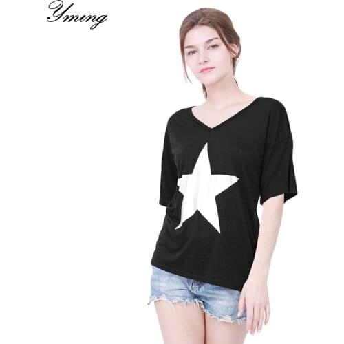 YMING Women's T-shirts With Print