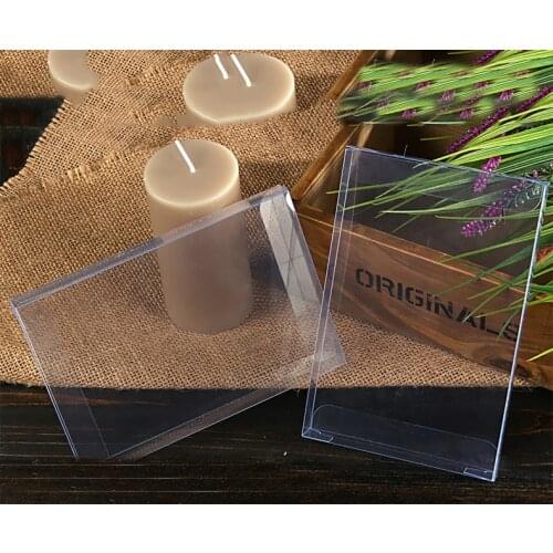 100pcs 1.5*10*15cm Wedding PVC Box Clear Gift Craft Cosmetic Display Box Small Jewelry Packing Holder Transparent Plastic Box
