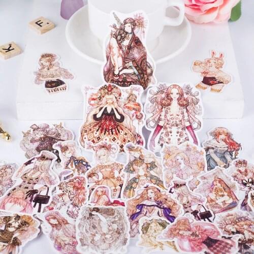 190pcs/pack Sen Goth girl Lolita girl Sticker for Kid DIY Laptop Waterproof Skateboard Moto phone Car Toy Scrapbooking Stickers