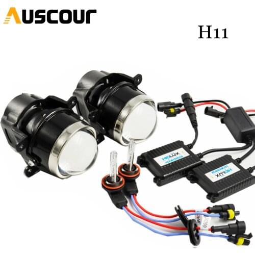 3.0 inch h11 HID Bi xenon fog Projector Lens universal bracket for Ford toyota ford Mazada Mitsubishi Pajero Subaru Citroen