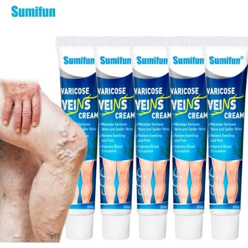 5Pcs 20g Varicose Veins Treatment Cream Varicosity Angiitis Ointment Relief Veins Pain Phlebitis Health Care