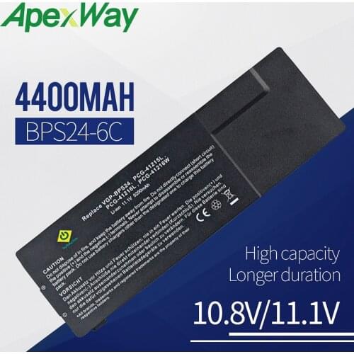 ApexWay 11.1V New laptop Battery For Sony VGP-BPS24 VGP-BPL24 BPS24 VGP For VAIO SA/SB/SC/SD/SE VPCSA VPCSB VPCSC VPCSD VPCSE