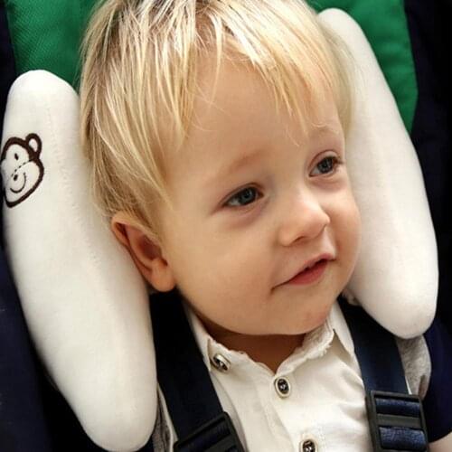 Car Styling U-Shaped Pillow Kids Headrest Cushion Safety Seat Travel Pillow Head Neck Support Baby Car Shoulder Pads Protector