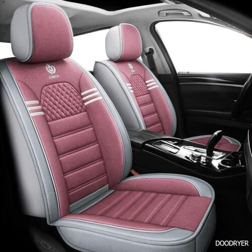 DOODRYER flax car seat covers for Ford Focus 2 3 Fushion Ranger mondeo Fiesta Edge Explore Kuga fiesta fusion car seats