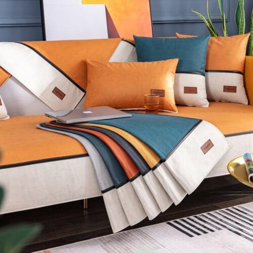 Sofa Covers Couch Waterproof Four Season antiskidl Sofa Cushion non slip Slipcover Sofa Cover For Living Room machine-wash