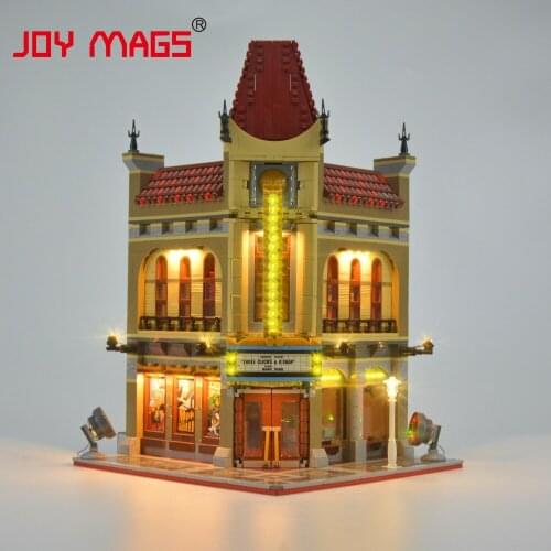 JOY MAGS Led Light Kit For 10232 Creator Palace Cinema Compatible With 15006/30006 ,NO Building Model