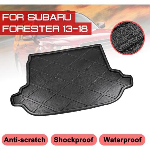 Carpet Car Floor Mat For Subaru Forester 2013 2014 2015 2016 2017 2018 Rear Trunk Anti-mud Cover