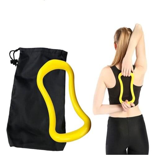 Hot Yoga Circle Yoga Stretch Ring Home Women Fitness Equipment Fascia Massage Workout Pilates Bodybuilding Exercise