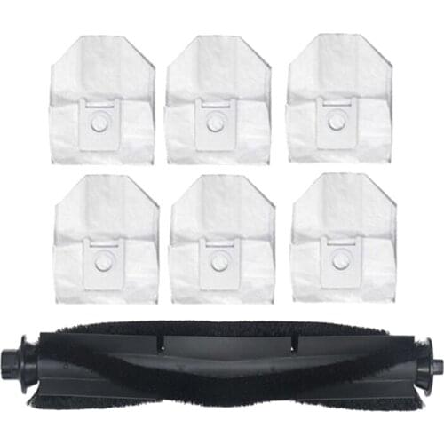 7PCS Roller Brush Main Brush Dust Bags for Xiaomi ROIDMI EVE Plus Robot Vacuum Cleaner Accessories