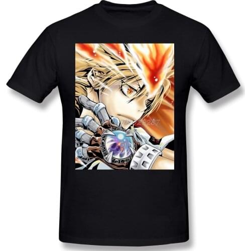 Fashion Chiffon Fire Shirt Design Anime Katekyo Hitman Reborn Manga TShirt Cotton Camiseta Men T-Shirt