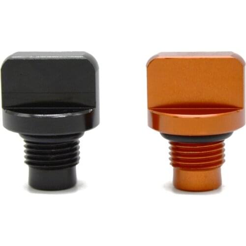 Motorcycle CNC Aluminum Engine Oil Drain Plug Bolts Oil Cup Plug cover screw For 390 2013-2019 125/200 250 2017-2019 Accessories