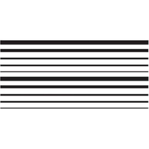 170MM×70MMDIY death ray tattoo stickers waterproof female long lasting minimalist straight line black and white male