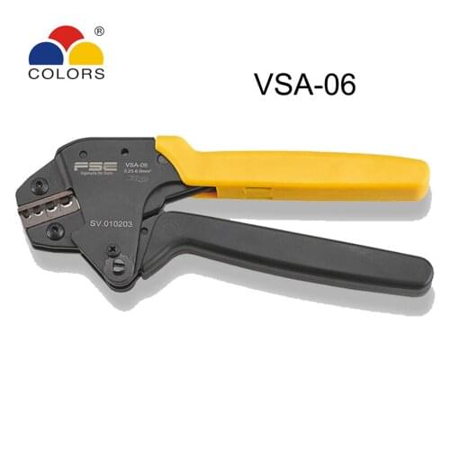 Mini crimping tools hand pliers VSA-06 Non-insulated terminal 20-10AWG 0.5-6.0mm2 VSA-02C VSA-28B