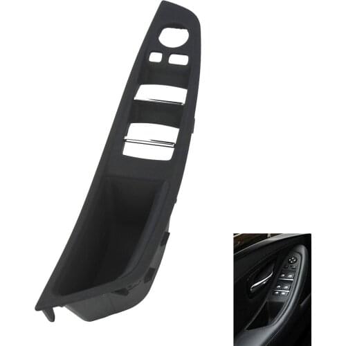 LHD Car Front Interior Inner Door Handle Panel Pull Trim Cover For BMW 5 series F10 F11 F18 518d 520d 520i 528i 525d 530d