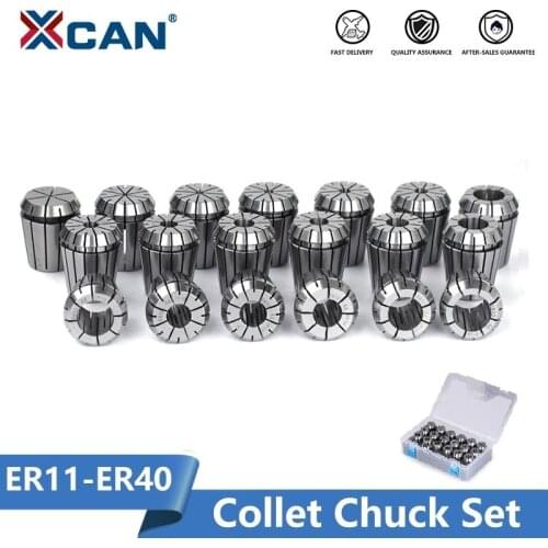 XCAN Spring Collet ER11 ER16 ER20 ER25 ER32 ER40 Spring Chuck AA Level for CNC Milling Lathe Tool Holder Milling Chuck