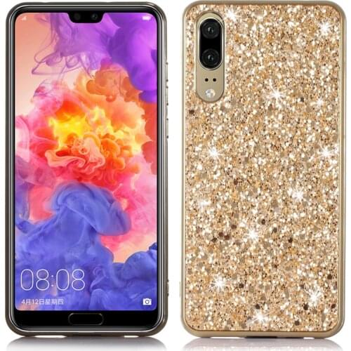 Luxury Glitter Case For Huawei P30 Pro P20 Lite Nova 3i 4 4E Silicone Bling Crystal Sequins Soft TPU Cover For Mate 20 pro Coque