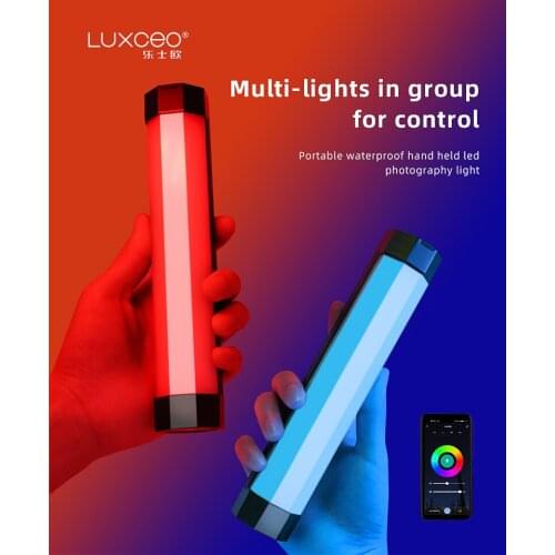 P200 Handheld RGB Video Light Wand,Waterproof Photography Lights for Video Recording,3000-6000K Led Tube Wand Lights