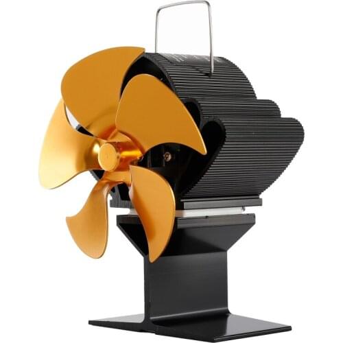 SF103S 5 Blades Heat Powered Stove Fan for Wood Log Burner Heater Fireplace Fuel Saving Quiet Ecofan Efficient