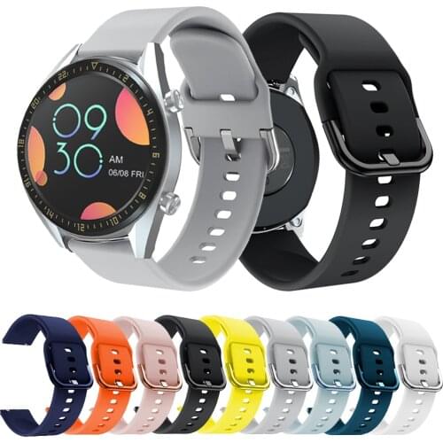 Silicone Wrist Band For Huami Amazfit GTS GTR 42 46mm Bracelet Strap For Huawei Watch GT/GT 2 Pro 46mm Youth Wearable Watch Band