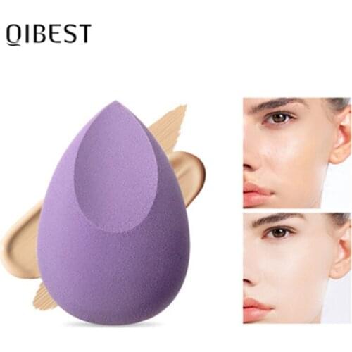 QIBEST 3 Shape Makeup Sponge Puff Professional Makeup For Women Foundation Tool Beauty Blender Cosmetic Puff Powder Sponge