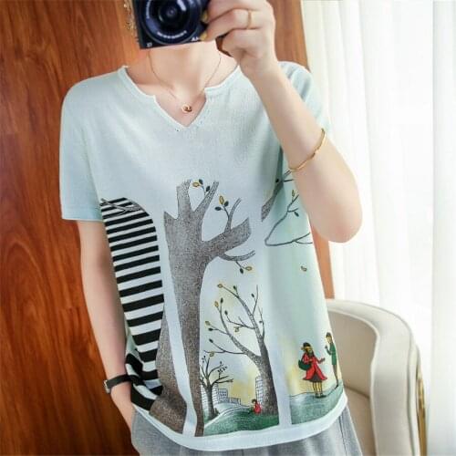 Женские футболки с принтом Sujisi China At AliExpress