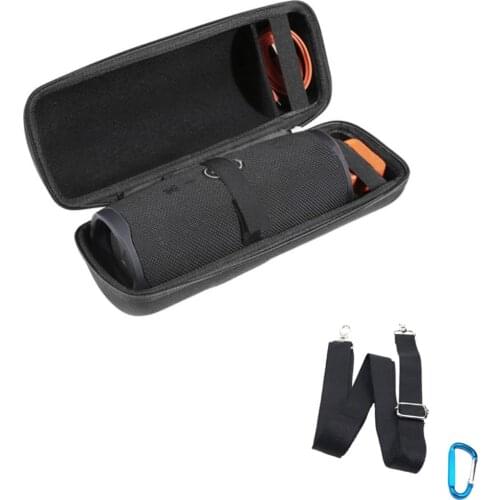 EVA Hard Pouch Bag for JBL Charge 4 Travel Protective Cover Case For JBL Charge4 Bluetooth Speaker Extra Space Plug & Cables