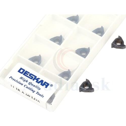 10PCS 11IR 11ER A55 A60 LDA 11IR 11ER A55 A60 LDC High Quality Thread Turning Tool CNC Lathe Turning Tool Carbide Alloy Inserts