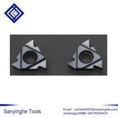 Free shipping high quality 10pcs/lots sanyinghe 22NR N60 cnc carbide threading inserts for stainless steel