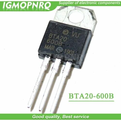 10pcs/lot BTA20-600B BTA20-600 BTA20 600B TO-220 new original