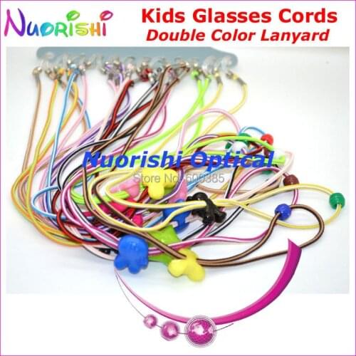 12pcs or 60pcs L602 Cute Cartoon Kids Children Eyeglasses Sunglasses Eyewear Glasses String Lanyard Cords free shipping