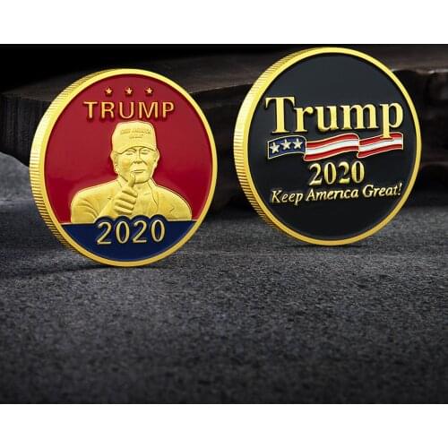 2020 U.S. Presidential Trump Election Gold Coin Commemorative Coin Challenge Coin Coins Collectibles