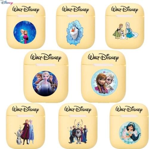 2021 Disney Frozen Silicone Case For Apple Airpods 1/2 Cover Protective Earphone Case Headphones Cases Protective For Apple Cove