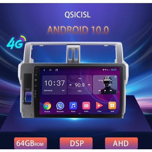 4G Android 10 Car Multimedia Android Radio GPS For Toyota Prado 2009-2013 Video Car DVD player Android Stereo AutoRadio DSP
