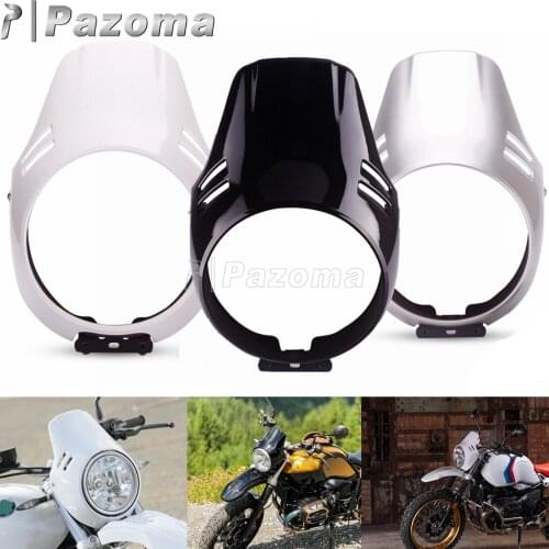 ABS Plastic Motorcycle Headlight Mask Fairing Headlamp Front Cowl Protector Cover Accessories For BMW R nineT Urban G/S 16-2019