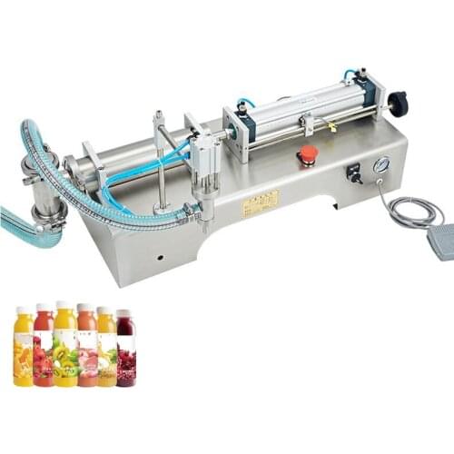 Hot Sale Pneumatic Milk Mineral Water Filling Machine Single Head Liquid Filling Machine Pedal Type Quantitative Filling Machine