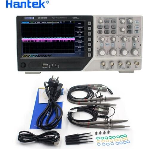 Hantek Official DSO4104B Digital Storage Oscilloscope USB 100MHz 4 Channels PC LCD Osciloscopio Portatil Diagnostic-tool