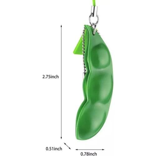 Stress Toy Squish Squeeze Bean Soybean Peas Relief Fun Reliever Squeeze Toys