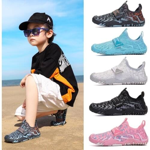 Summer Children Wading Quick-Dry Water Shoes Kids Boys Girls Hiking Barefoot Non Slip Outdoor Sports Wearproof Beach Sneakers