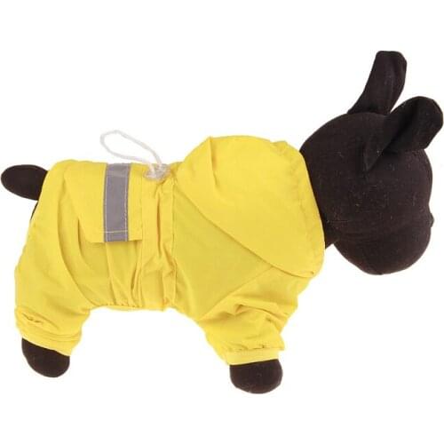 Fashion Pet Cat Dog Raincoat Hooded Dog Puppy Casual Rain Clothes Outdoor Windproof Waterproof Design Coat 4 Color 2021 New