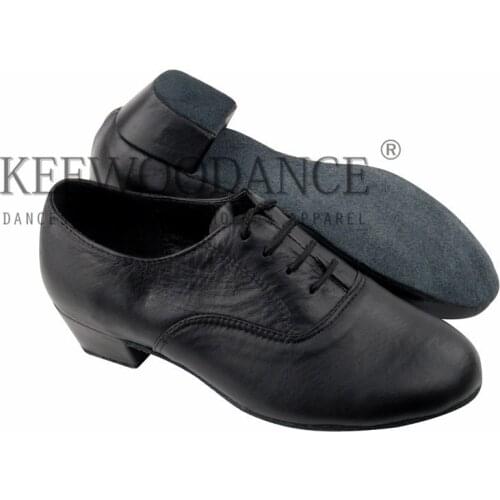 KEEWOODANCE NEW MENS dance shoes real leather shoes latin ballroom shoes tango shoes wedding shoes party shoes