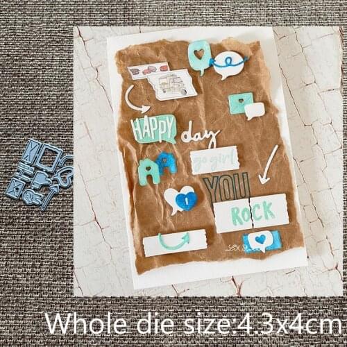 New Design Craft Metal stencil mold Cutting Dies Mini accessories decoration scrapbook die cuts Album Paper Card Craft Embossing