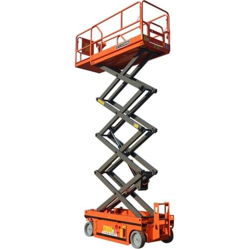 Qiyun Official Hydraulic Electric Self Propelled Scissor Lift 10m Control Battery 24v Mobile Aerial Working Platform Equipment