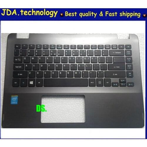 Geniune Palmrest upper top case for Acer Aspire R14 R3-431T R3-431 R3-471T R3-471 US keyboard upper cover,Gray+ Touchpad