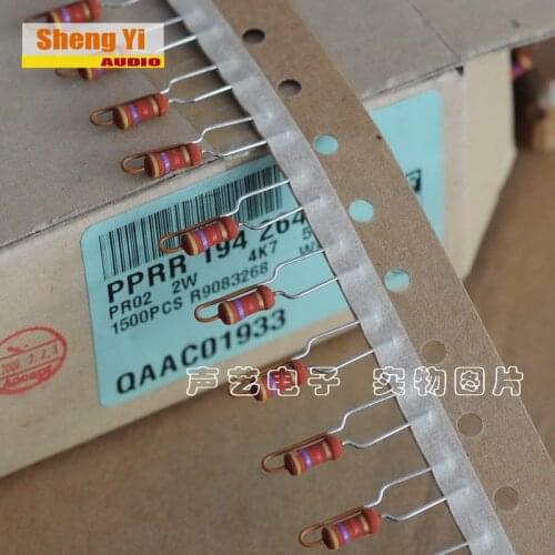 Original new 100% import BC PR02 4.7K 4700ohm 4700R 2W fever red color resistor (Inductor)